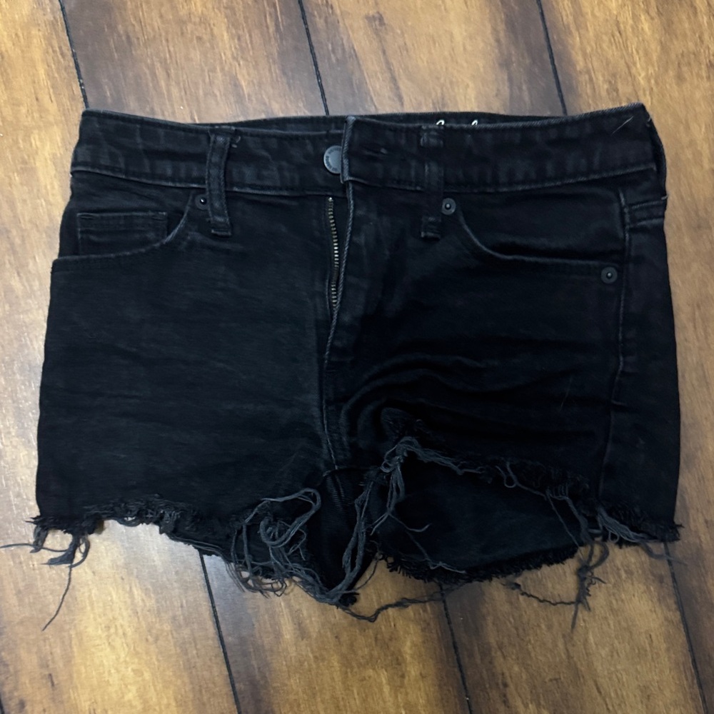 Universal Thread Black Distressed Jean Shorts
